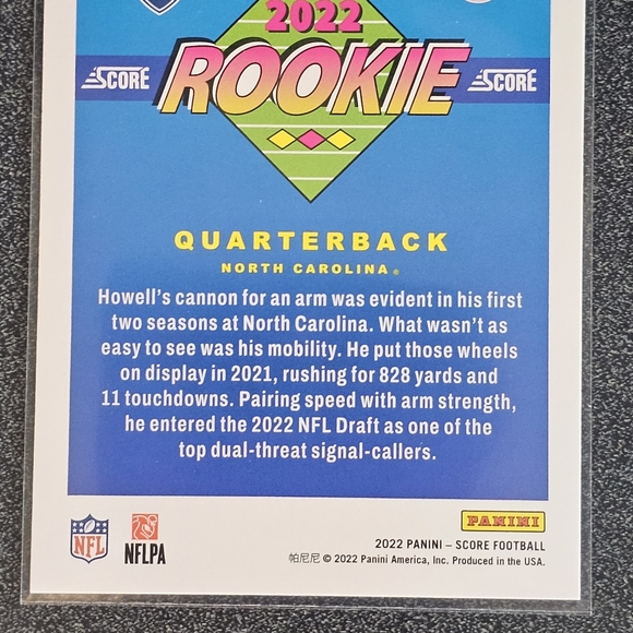 Sam Howell Rookie Cards - Picture 12 of 14
